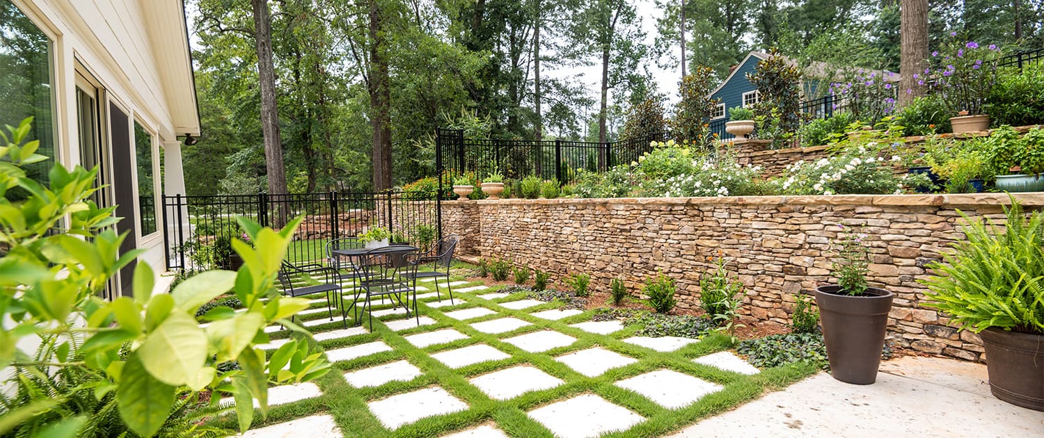 R&R Landscaping A beautiful outdoor landscaping project designed and installed by R&R Landscaping.