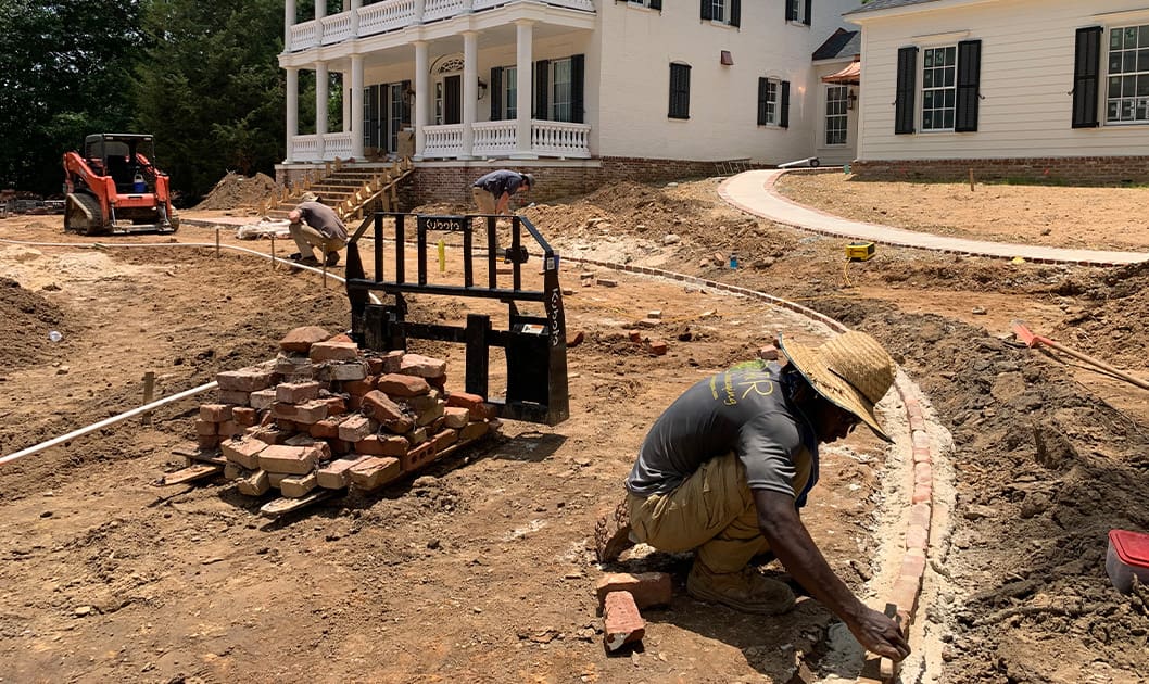 R&R Landscaping A beautiful outdoor landscaping project designed and installed by R&R Landscaping.