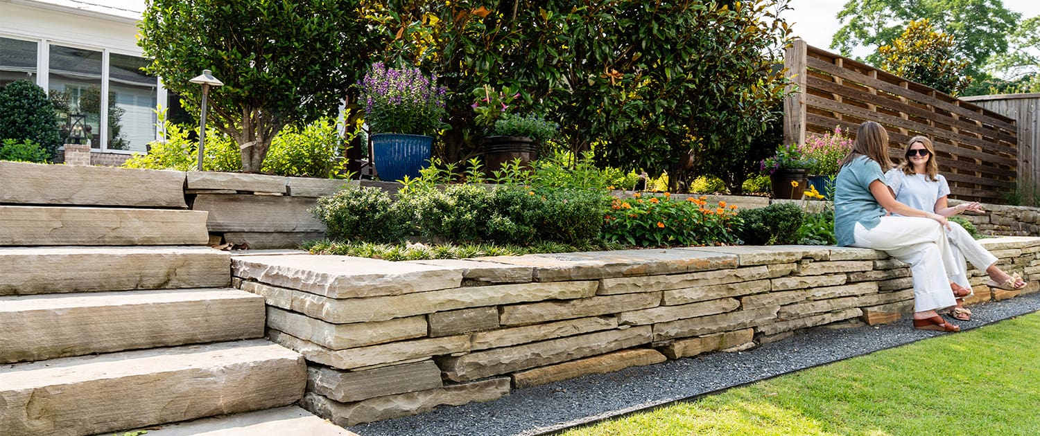 A beautiful outdoor landscaping project designed, built, and maintained by R&R Landscaping. Let R&R Connect deliver continued maintenance to your landscape so you can sit back and enjoy it!