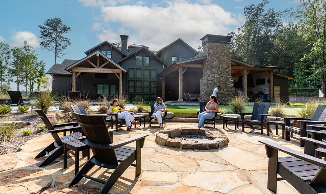 R&R Landscaping A beautiful outdoor landscaping project designed and installed by R&R Landscaping.