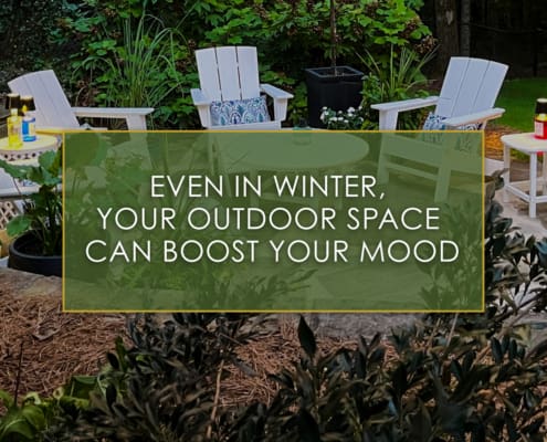 Even in Winter, Your Outdoor Space Can Boost Your Mood, a new blog post by R&R Landscaping