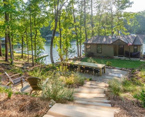 A Lake Cabin Made for Gathering, a new project feature from R&R Landscaping